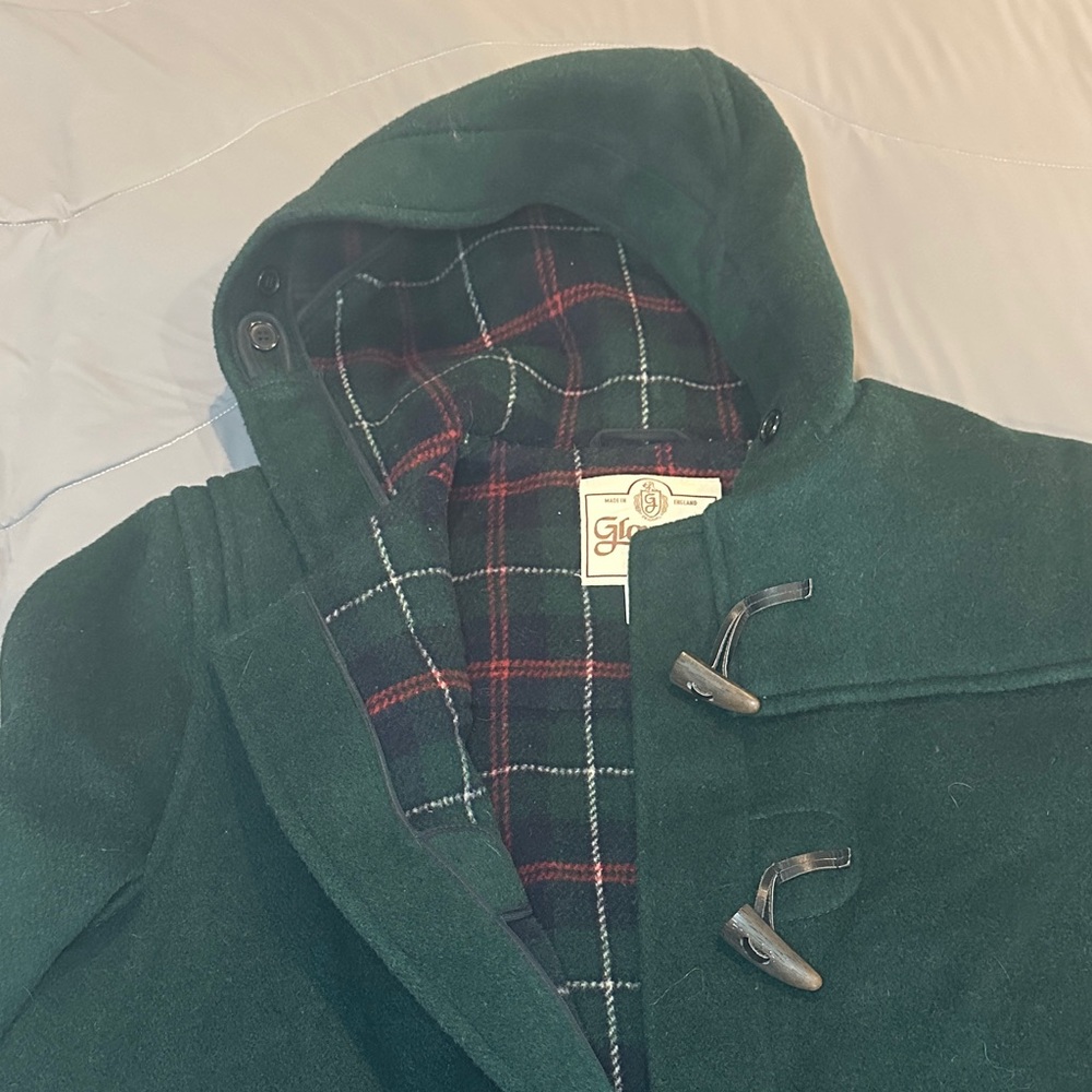 Dark Green Toggle Coat Duffle coat - Picture 4 of 7